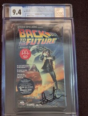 Back to the Future VHS 1994 McDonalds Exclusive CGC A+ Graded 9.4 Lea Thompson